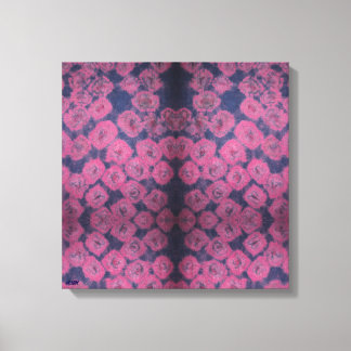 Toile Pink Poppies Stretched Canvas Print