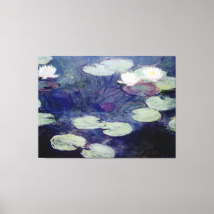 Toile Pink Water-Lilies : 1897-99 par Monet