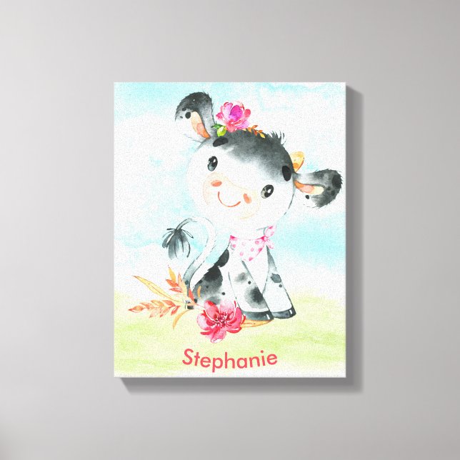 Toile Pink Watercolor (Recto)
