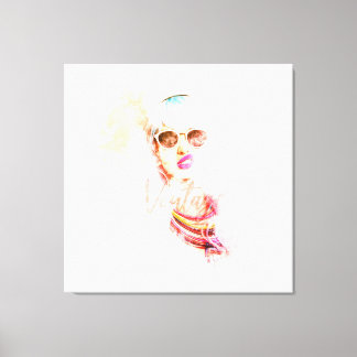 Toile Pinup Girl
