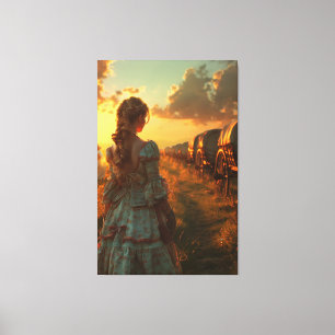 Toile 🌅 👗 pionnier l'esprit 🐎