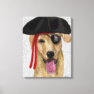 Toile Pirate jaune 2 de Labrador