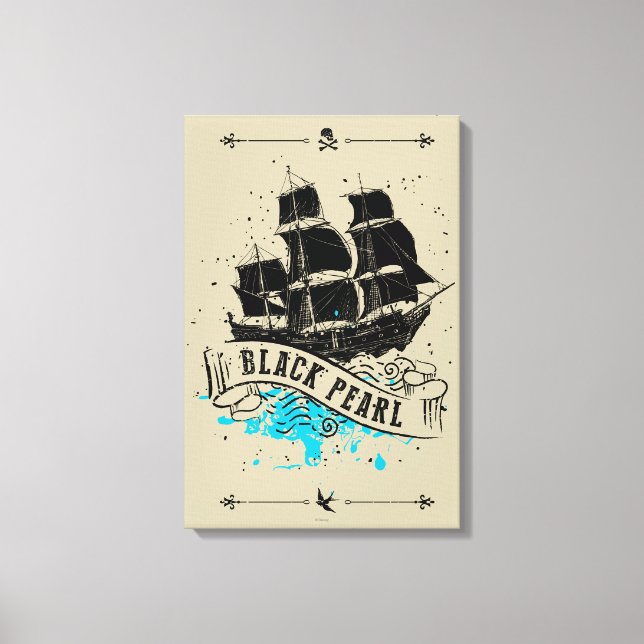 Toile Pirates des Caraïbes 5 | Black Pearl (Recto)