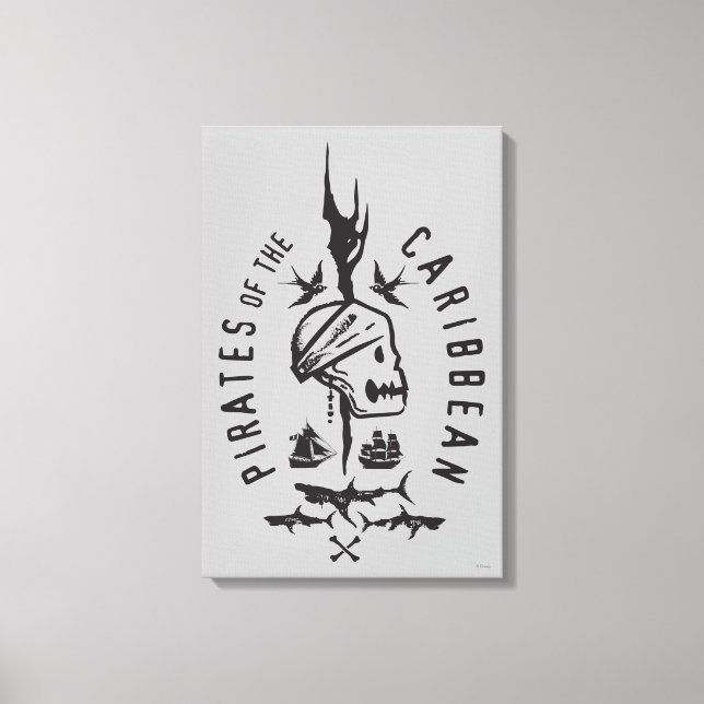 Toile Pirates des Caraïbes 5 | Conserver Au Code (Recto)