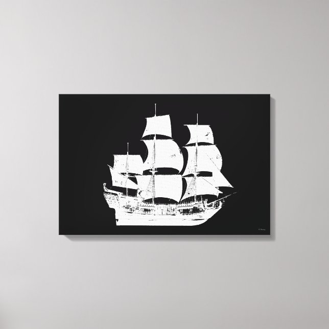 Toile Pirates des Caraïbes 5 | La Mer Régit Tout (Recto)