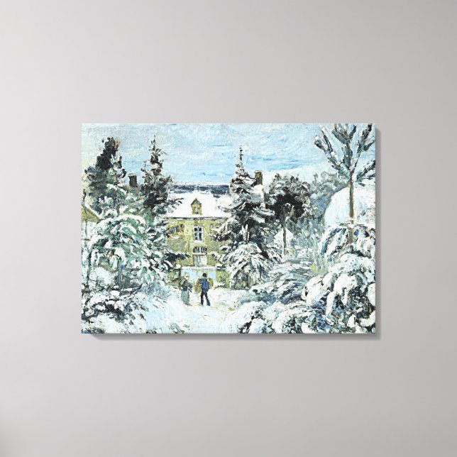 Toile Pissarro - Piette's House à Montfoucault (Recto)