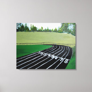 Toile Piste et peinture de sport de terrain