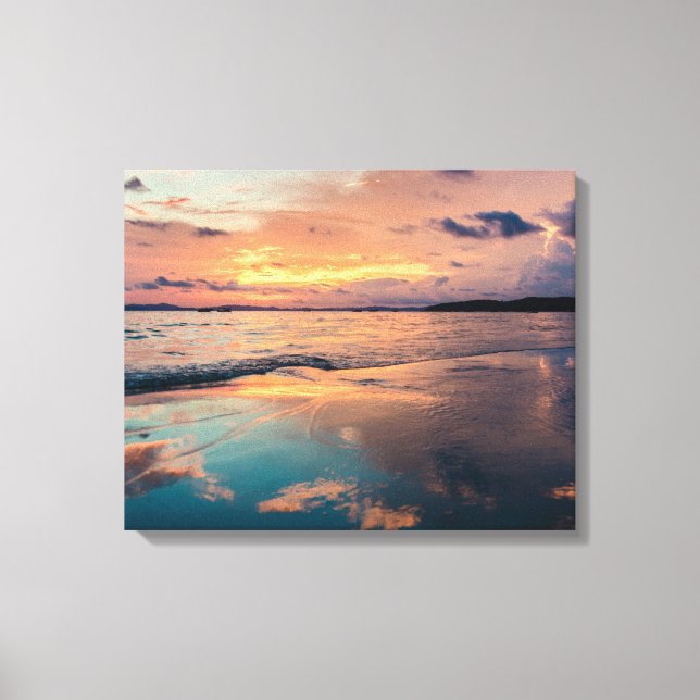Toile Pittoresque Beach Art Ocean Images Photographie Co (Recto)