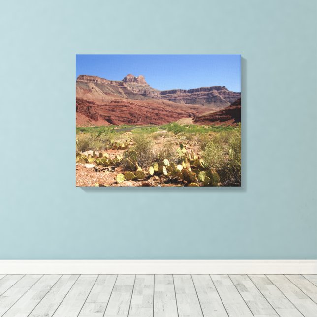 Toile Pittoresque Colorado River à Grand Canyon Photo (Insitu (Plancher de Bois))