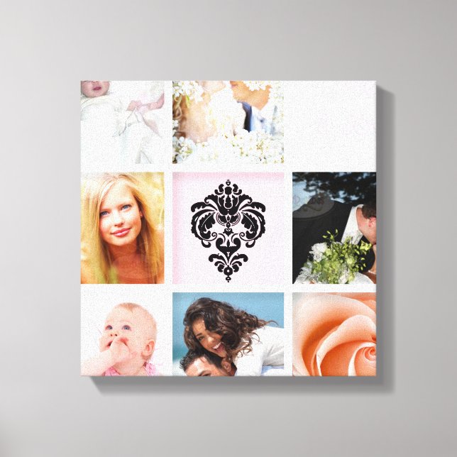 Toile PixDezines 9-Photo Sur Toile, Modèle De Cadre Blan (Recto)