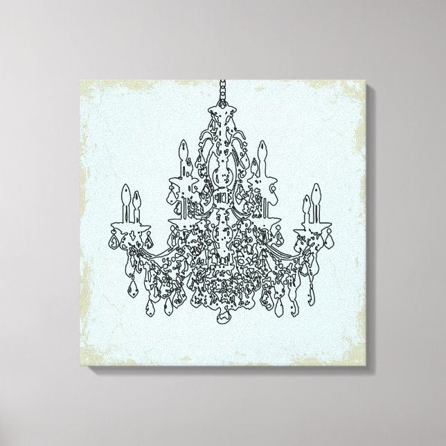 Toile PixDezines do-it-yourself lustre Arrière - plan/no (Recto)