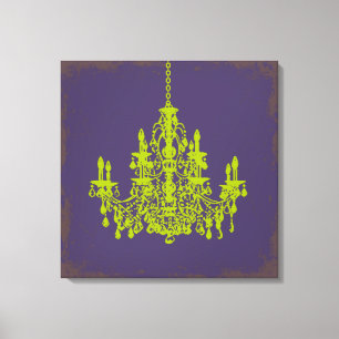 Toile PixDezines lustre en cristal vert DIY Bckgrnd