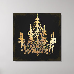 Toile PixDezines lustre en faux or DIY Grunge Bckgrnd