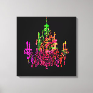 Toile PixDezines lustre en verre de Murano DIY Bckgrnd