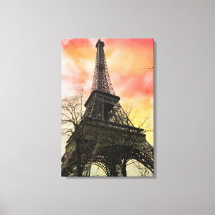 Toile PixDezines paris automne, tour eiffel