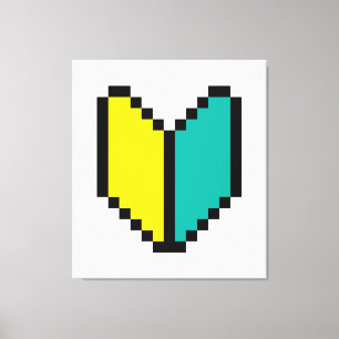 Toile Pixel 8 bits Wakaba / Mark Shoshinsha