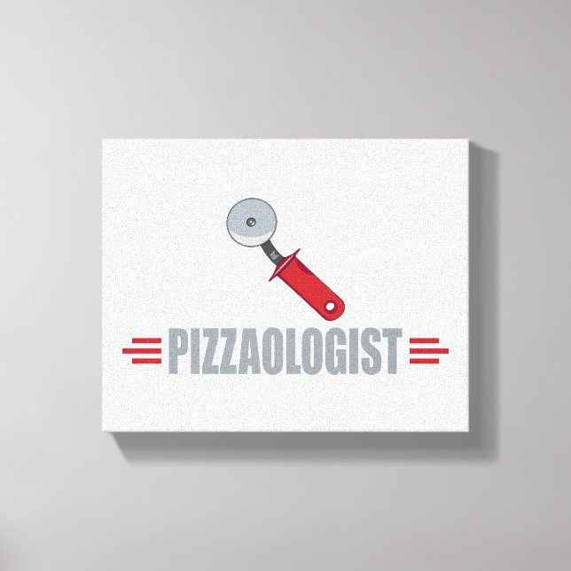Toile Pizza drôle (Recto)