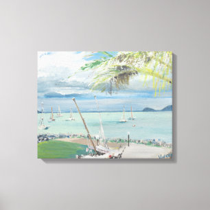 Toile Plage Australie d'Airlie. 1998