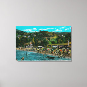 Toile Plage de baignade à Avalon, Catalina Island