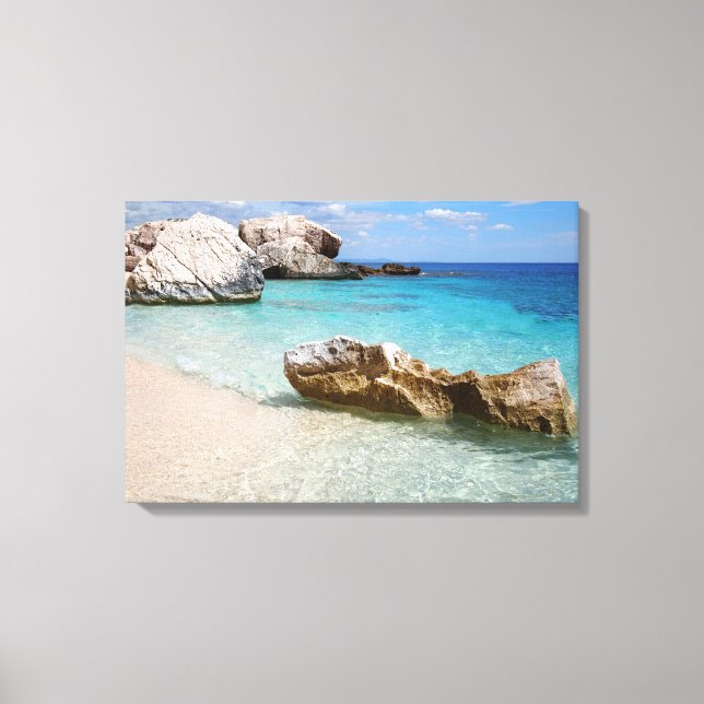 Toile Plage de Cala Mariolu, Sardaigne (Recto)