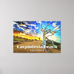 Toile Plage de Carpinteria