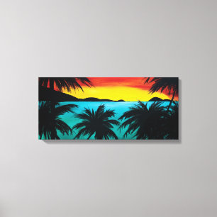 Toile Plage de Magen's Bay Art caraïbe