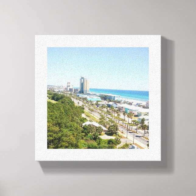 Toile Plage de Panama City (Recto)