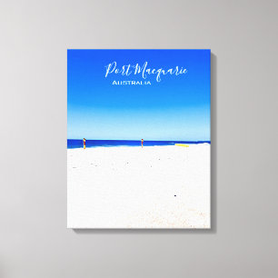 Toile Plage de Port Macquarie en Australie