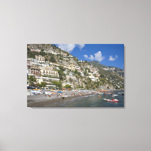 Toile Plage de Positano, Campanie, Italie