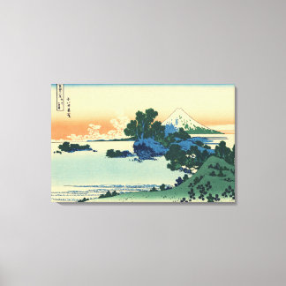 Toile Plage de Shichiri dans la province de Sagami par H