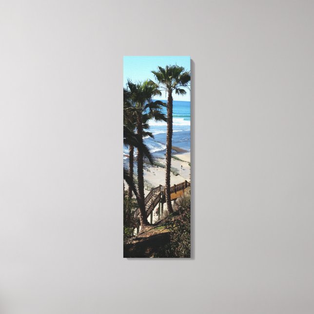 Toile Plage de Swami : Encinitas, CA (Recto)