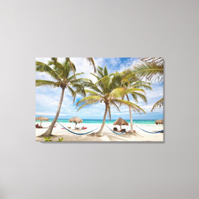Toile Plage de vacances (Recto)