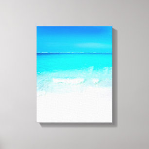 Toile Plage d'été Océan bleu