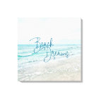 Plage Dreams Citation Inspiration Rétro Ocean Wave
