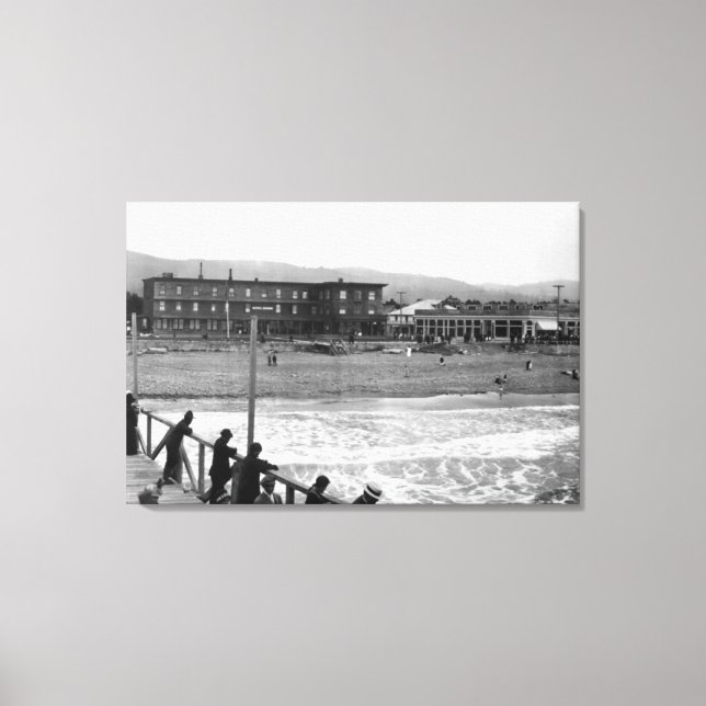 Toile Plage en bord de mer, Oregon Photographie (Recto)