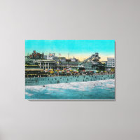 Plage en face du Bath House, Long Beach