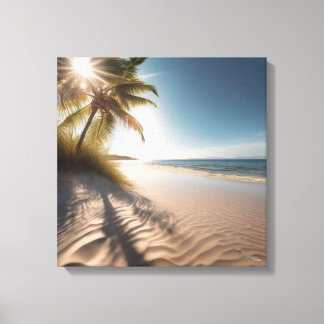 Toile Plage Ensoleillée