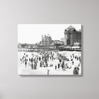 Plage et promenade d'Atlantic City, 1910