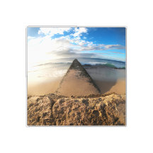 Plage Pier Vue sur l'océan