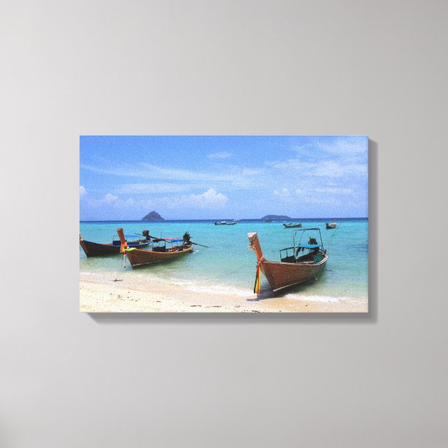 Toile Plage tropicale (Recto)