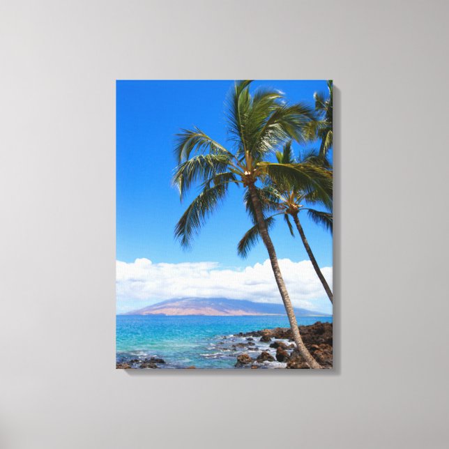 Toile Plages tropicales | Maui Hawaii (Recto)