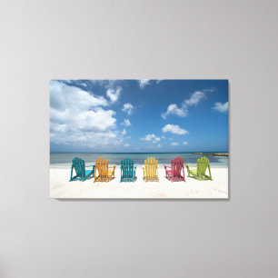 Toile Plages tropicales   Palm Beach, Aruba