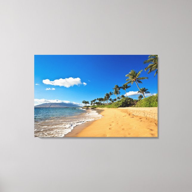 Toile Plages tropicales | Wailea, Maui, Hawaii (Recto)