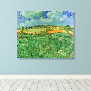 Toile Plaine près d'Auvers de Vincent van Gogh