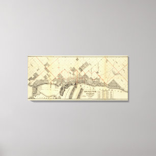 Toile Plan de Duluth et des banlieues