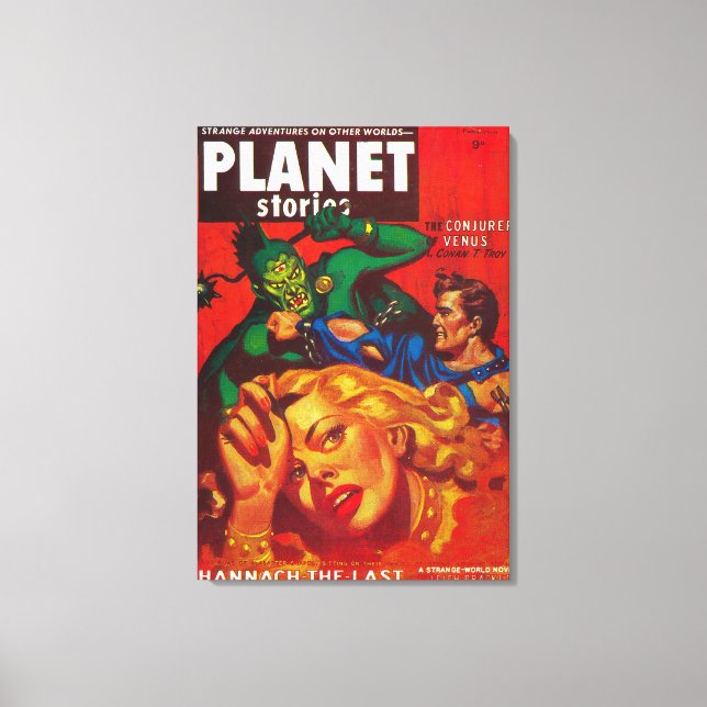 Toile Planet Stories Magazine Couverture 8 (Recto)