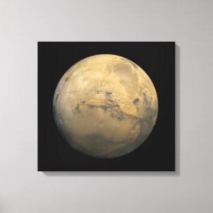 Toile Planète Mars dans le système solaire la NASA