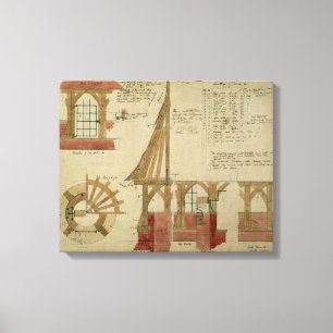 Toile Plans pour la Chambre rouge, bruyère de Bexley (