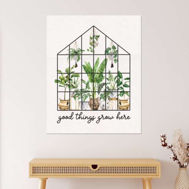 Toile Plante de la maison bon devis (In situ boho interior)