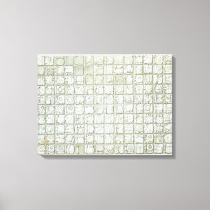 Toile Plaques of ideographic writing from the Temple of 